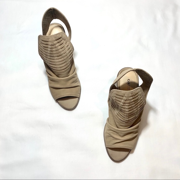 Gianni Bini Marowette Peep Toe Block Heel Bootie - Picture 1 of 7